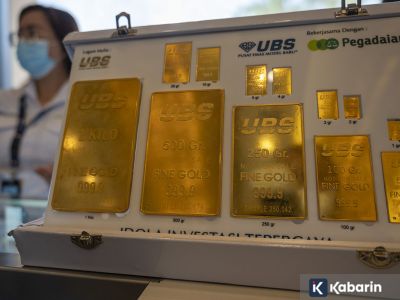 Harga emas UBS dan Galeri24 sama-sama turun pada hari Rabu ini