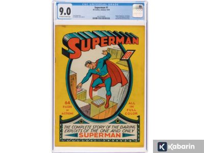 Ditemukan di loteng, komik Superman 1939 laku Rp153 miliar