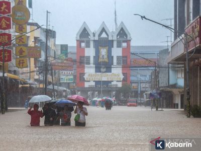 Banjir terburuk 300 tahun, Hat Yai Thailand lumpuh dan warga dievakuasi massal