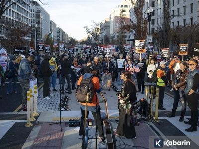 Demo di depan Gedung Putih, massa demonstran desak Trump dicopot