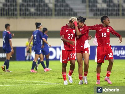 Timnas putri berhasil curi kemenangan 2-1 atas Nepal di laga uji coba