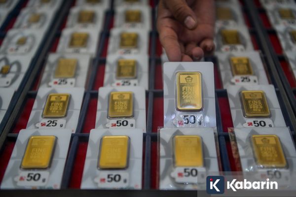 Berikut daftar harga emas Antam yang turun di hari Kamis (2/10)