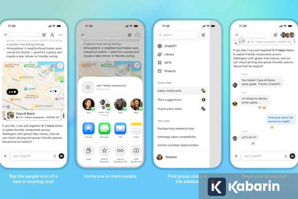 ChatGPT hadirkan cara ngobrol bareng yang lebih seru lewat fitur group chat