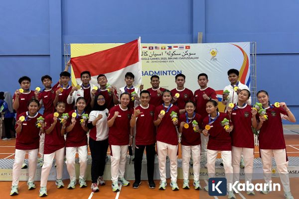 Indonesia sabet gelar juara umum ASEAN School Games 2025