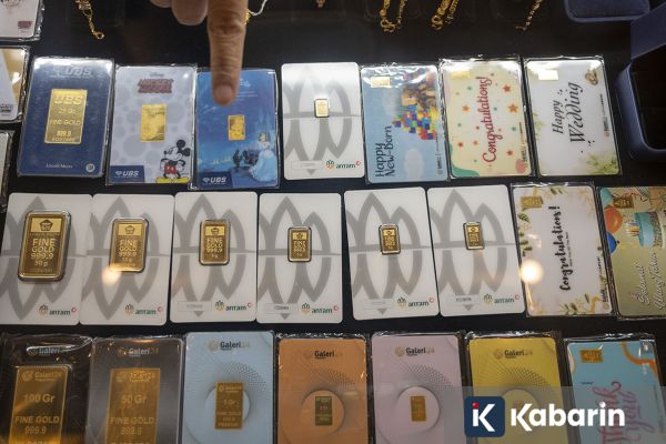 Harga emas hari ini turun, cek harga UBS dan Galeri24 semua ukuran