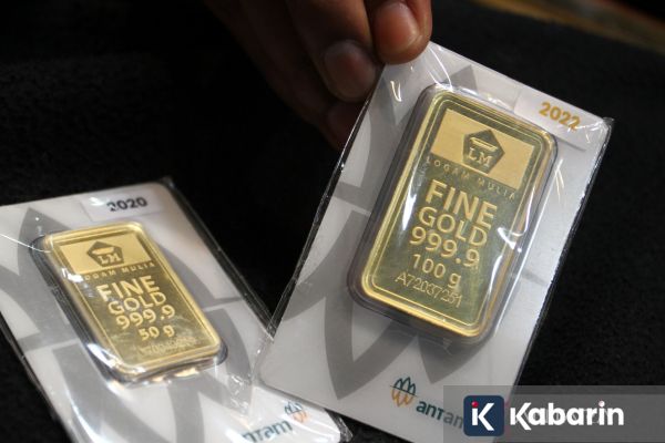 Harga Emas Antam Naik Rp40.000, Kini Rp3,068 Juta per Gram
