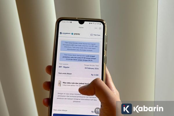 Tiket Transjakarta Sekarang Bisa Dibeli Lewat Aplikasi GoPay