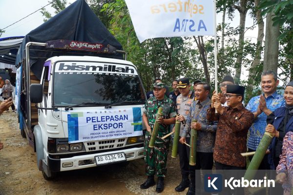 11,5 Ton Gula Aren Pacitan Diekspor ke Tiga Negara
