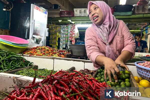 Harga Bawang Merah Rp44.750/kg dan Cabai Rawit Rp75.550/kg Jumat Pagi