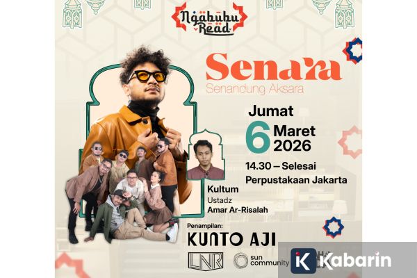 Kunto Aji Siap Ramaikan "Senara" di Perpustakaan Jakarta