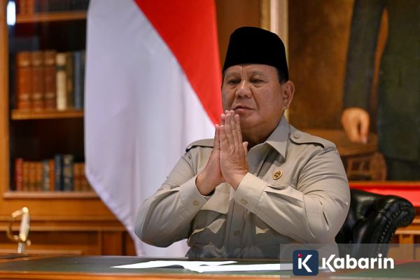 Presiden Prabowo Ucapkan Selamat Hari Raya Idulfitri 1447 H