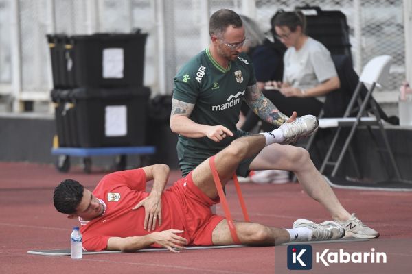 Justin Hubner Latihan Terpisah Jelang Laga Melawan Mozambik
