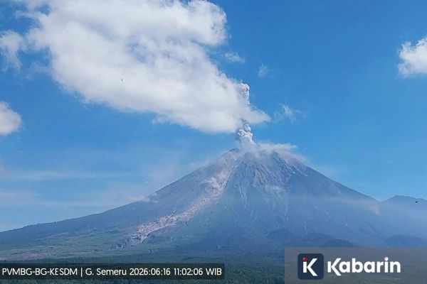Hari Ini Semeru Sudah Tujuh Kali Erupsi, Tinggi Letusan hingga 1.000 Meter