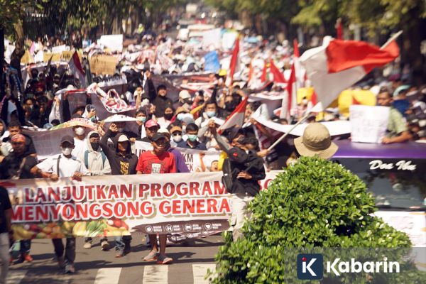 Ribuan Mitra SPPG di Trenggalek Gelar Aksi Damai Dukung MBG