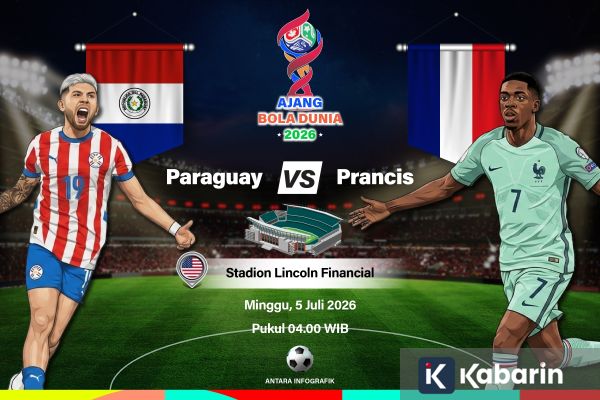 Susunan Pemain Paraguay vs Prancis: Kone Starter Ganti Tchouameni