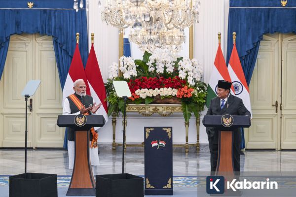 Prabowo dan Modi Dorong Dialog serta Solusi Dua Negara untuk Palestina