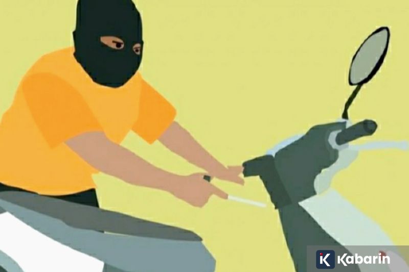 Ketangkep basah, pencuri motor di Kalideres ini babak belur diamuk massa