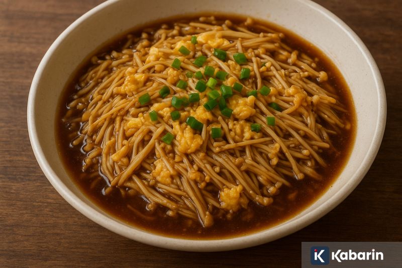 Resep tumis enoki telur saus tiram yang praktis dan bikin nagih untuk bekal