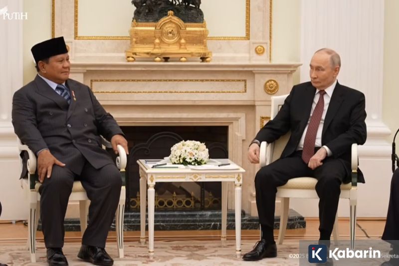 Prabowo jumpa Putin di Istana Kremlin Rusia