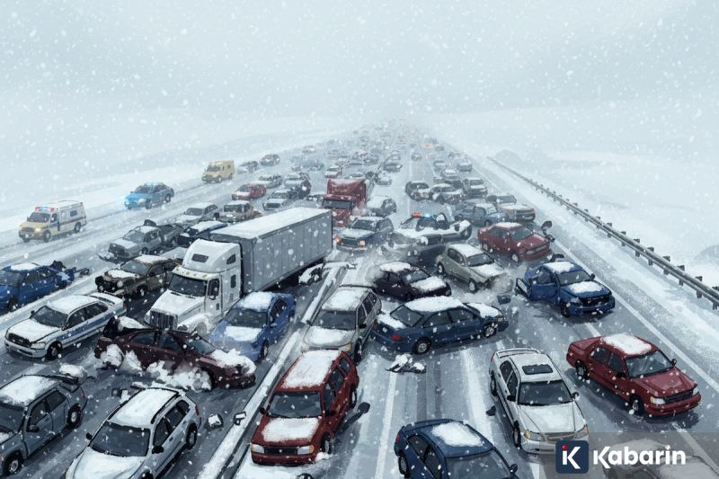 Tabrakan Beruntun Libatkan 50 Kendaraan di Jepang, Dua Orang Tewas