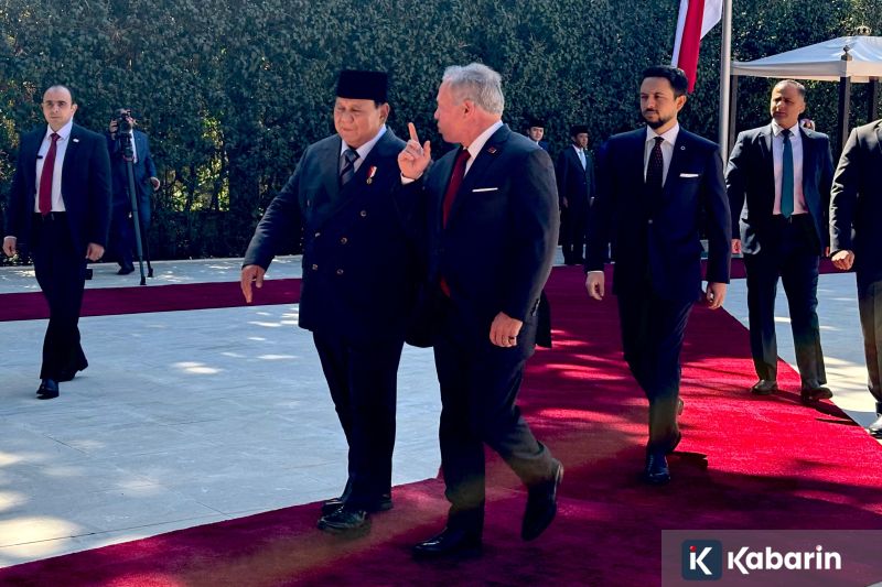 Bertemu Raja Abdullah II, Prabowo Tegaskan Dukungan RI untuk Solusi Dua Negara