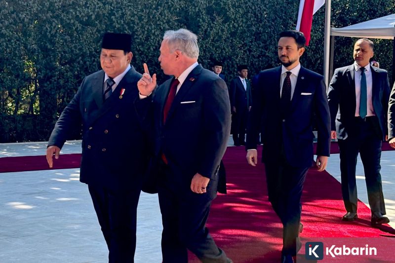 Bertemu Raja Abdullah II, Prabowo Tegaskan Dukungan RI untuk Solusi Dua Negara