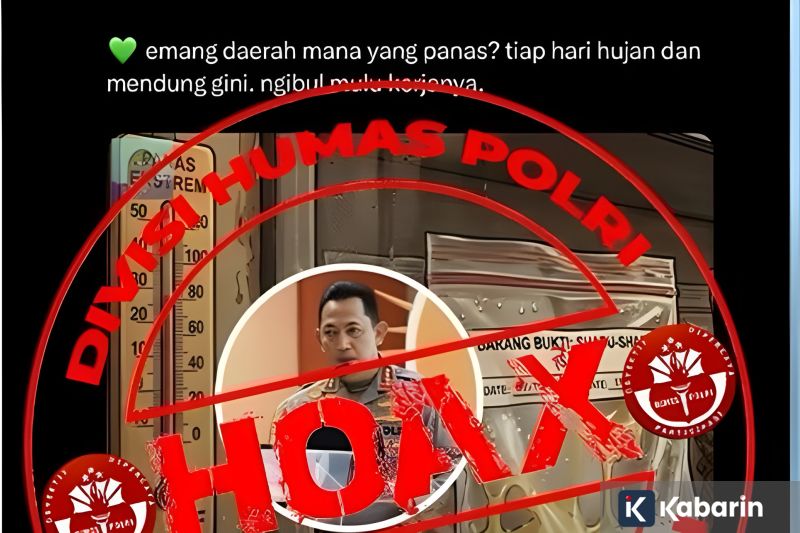 Polri Tegaskan Isu Sabu Meleleh 30 Kilogram Tidak Benar