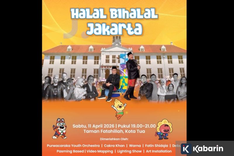 Pemprov DKI Gelar Halal Bihalal Jakarta di Kota Tua Akhir Pekan Ini