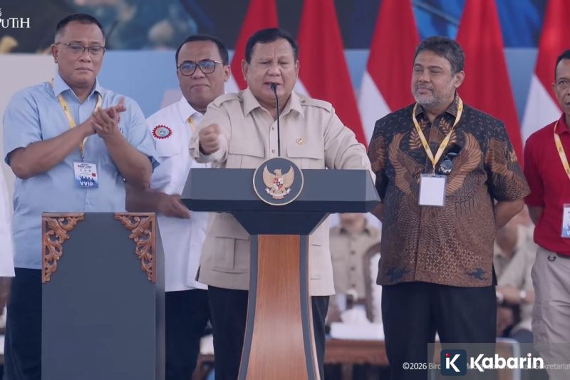 Merasa Didukung Buruh, Prabowo Bersumpah Sejahterakan Rakyat